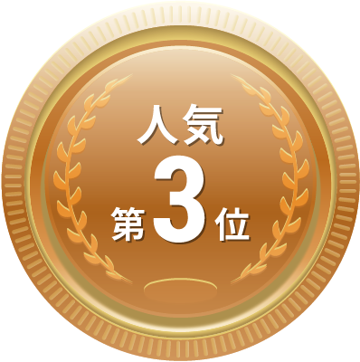 人気第3位