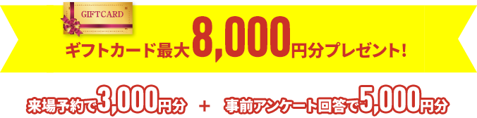 ギフトカードプレゼント!